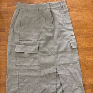 Privy Light Gray Cargo Pants for Men